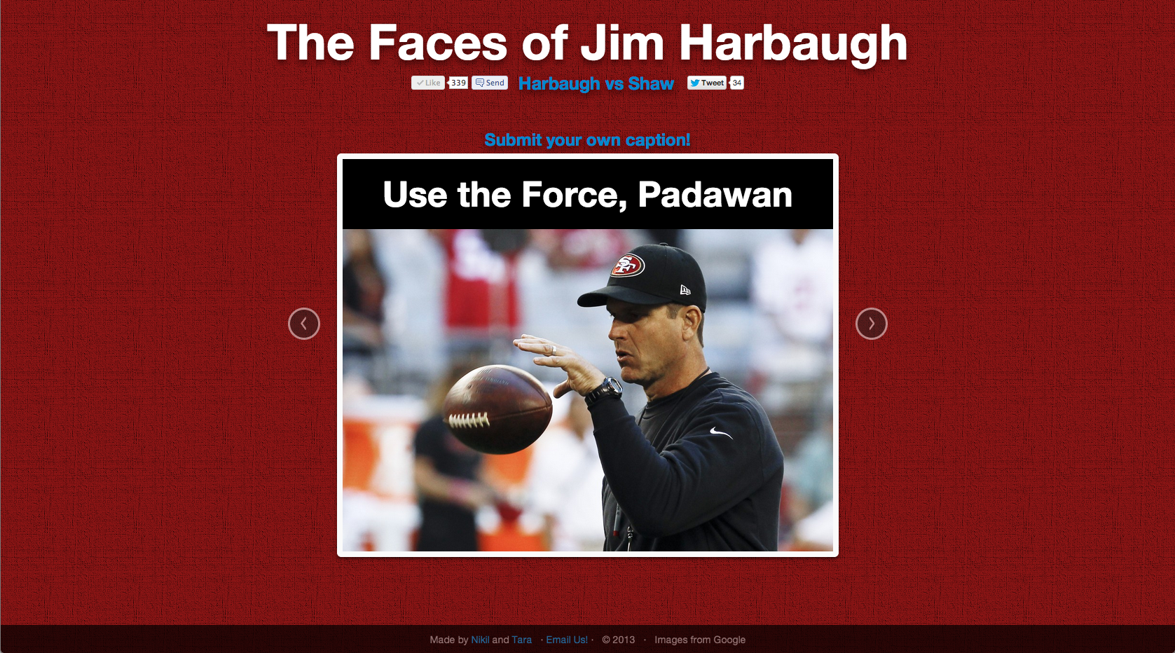 Faces of Harbaugh main image